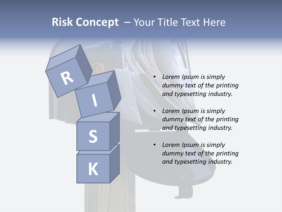 Mail Box Overflowing With Mail, Bills, Junk Mail, E-Mails And Other Unwanted Correspondence PowerPoint Template