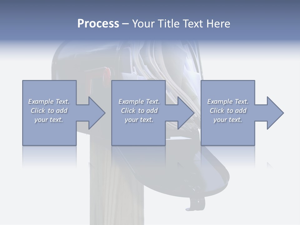 Mail Box Overflowing With Mail, Bills, Junk Mail, E-Mails And Other Unwanted Correspondence PowerPoint Template