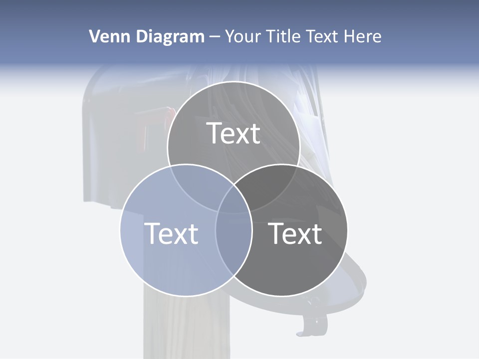 Mail Box Overflowing With Mail, Bills, Junk Mail, E-Mails And Other Unwanted Correspondence PowerPoint Template