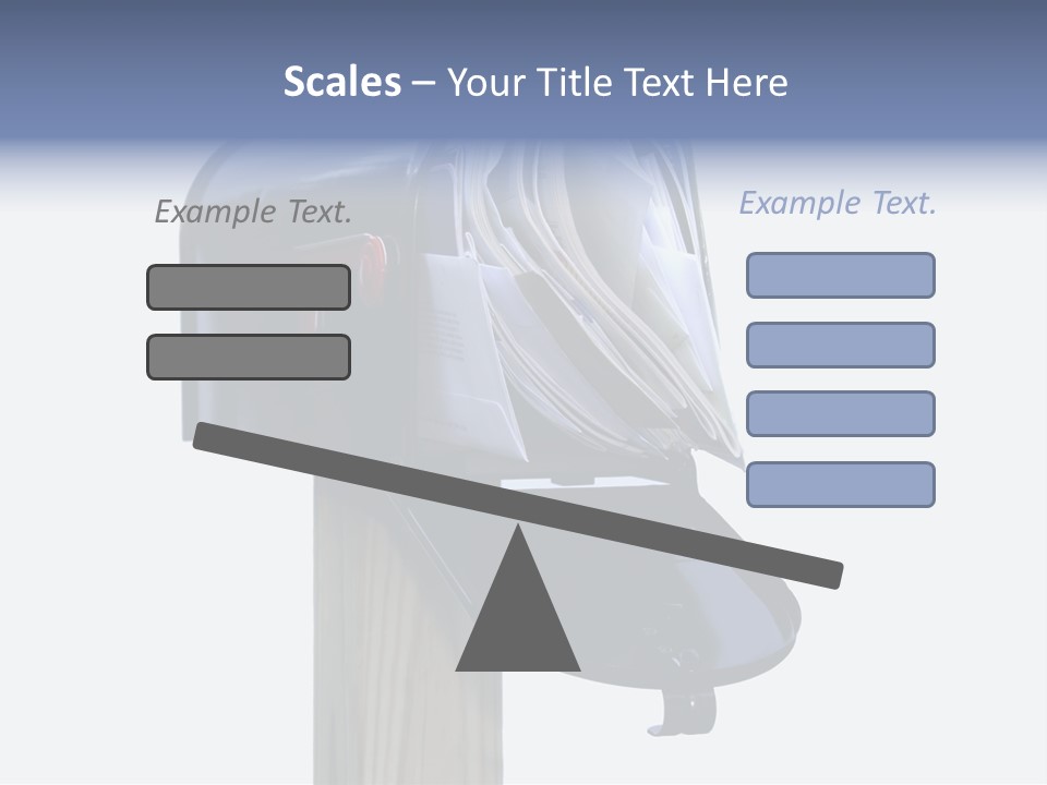 Mail Box Overflowing With Mail, Bills, Junk Mail, E-Mails And Other Unwanted Correspondence PowerPoint Template