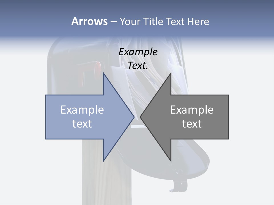 Mail Box Overflowing With Mail, Bills, Junk Mail, E-Mails And Other Unwanted Correspondence PowerPoint Template