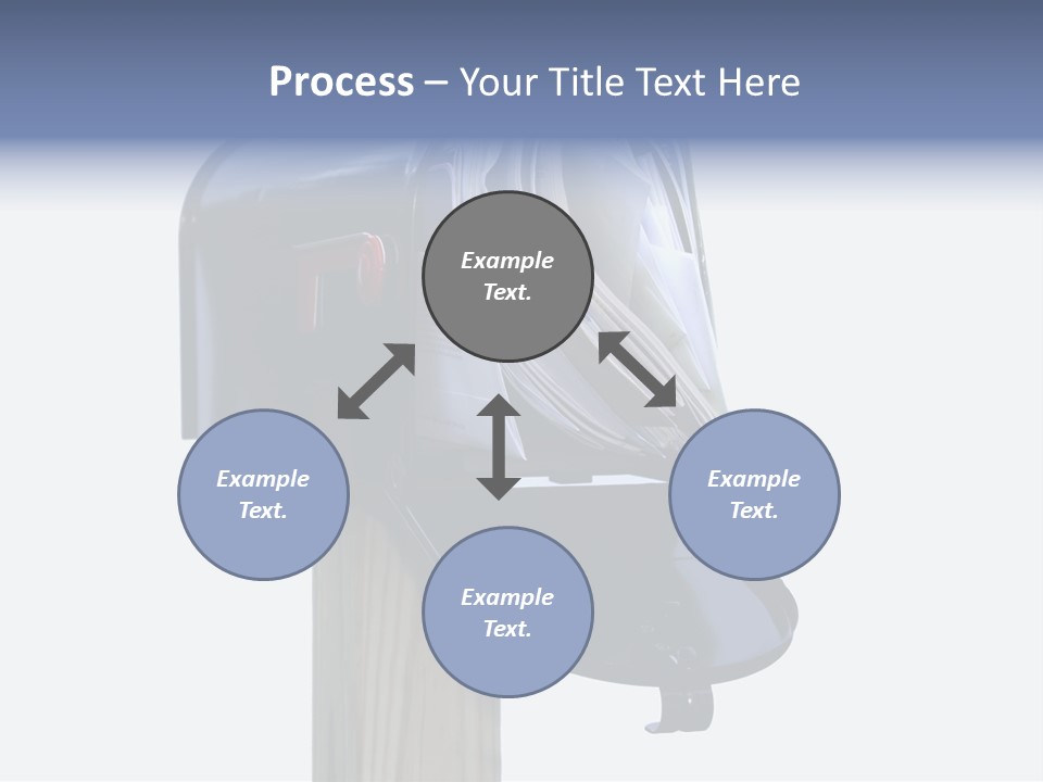 Mail Box Overflowing With Mail, Bills, Junk Mail, E-Mails And Other Unwanted Correspondence PowerPoint Template