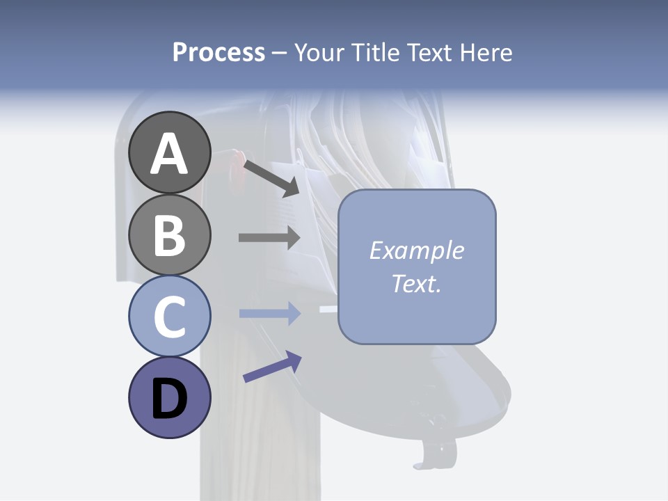 Mail Box Overflowing With Mail, Bills, Junk Mail, E-Mails And Other Unwanted Correspondence PowerPoint Template