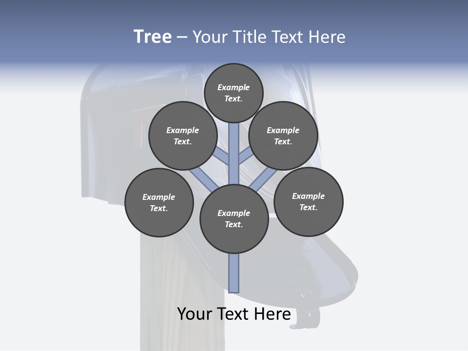 Mail Box Overflowing With Mail, Bills, Junk Mail, E-Mails And Other Unwanted Correspondence PowerPoint Template