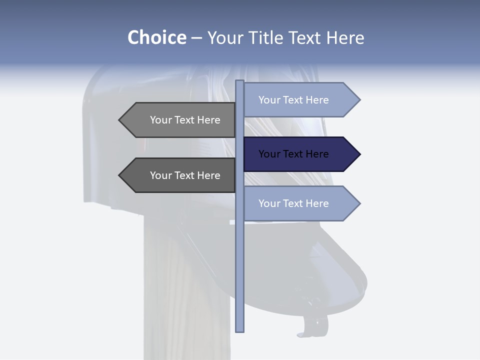 Mail Box Overflowing With Mail, Bills, Junk Mail, E-Mails And Other Unwanted Correspondence PowerPoint Template