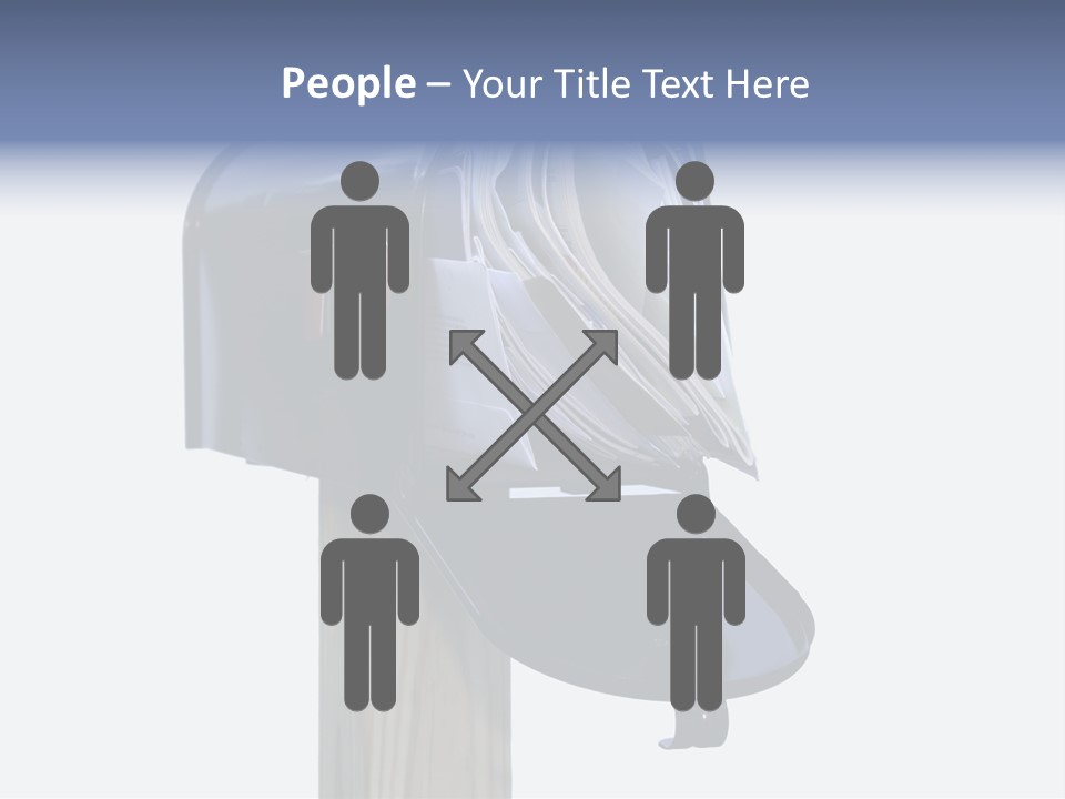 Mail Box Overflowing With Mail, Bills, Junk Mail, E-Mails And Other Unwanted Correspondence PowerPoint Template