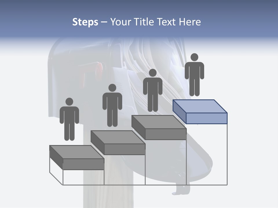 Mail Box Overflowing With Mail, Bills, Junk Mail, E-Mails And Other Unwanted Correspondence PowerPoint Template