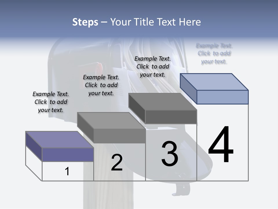 Mail Box Overflowing With Mail, Bills, Junk Mail, E-Mails And Other Unwanted Correspondence PowerPoint Template