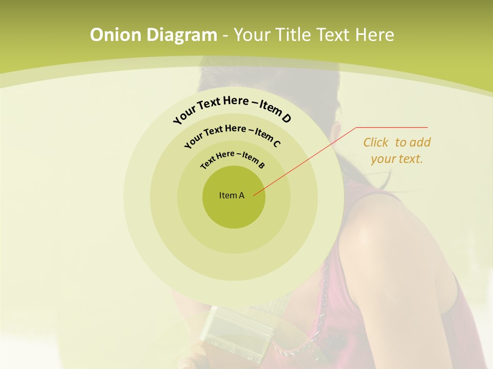 Pretty Smiling Woman Kneeling In Front Of Partially Painted Wall Holding Paintbrush. PowerPoint Template