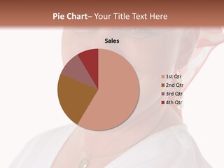 A Cancer Patient Wearing A Scarf To Hide Her Baldness. First In A Sequence Of Gradually Removing The Scarf. PowerPoint Template