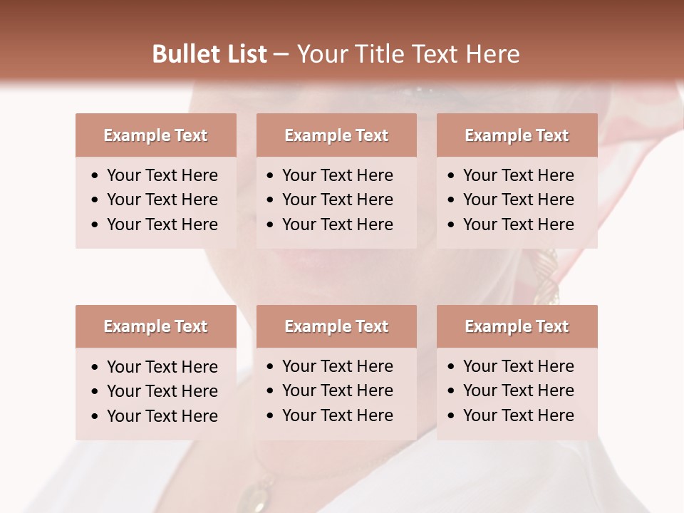 A Cancer Patient Wearing A Scarf To Hide Her Baldness. First In A Sequence Of Gradually Removing The Scarf. PowerPoint Template