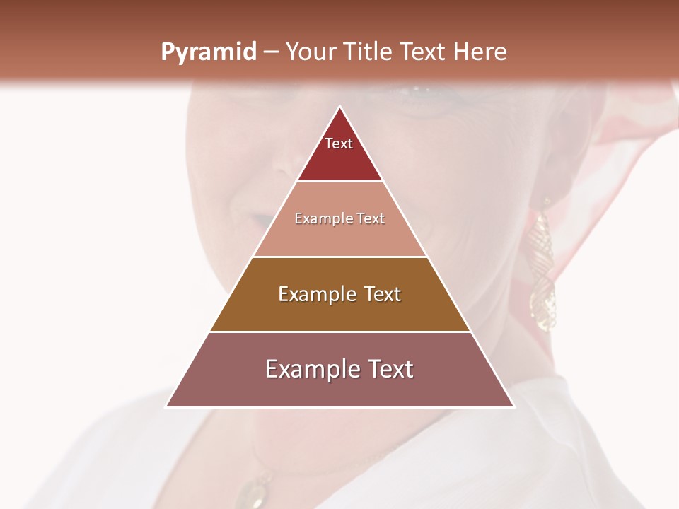 A Cancer Patient Wearing A Scarf To Hide Her Baldness. First In A Sequence Of Gradually Removing The Scarf. PowerPoint Template