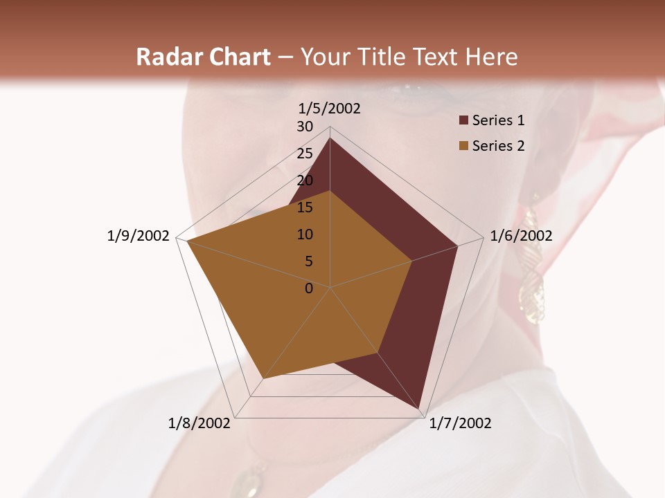 A Cancer Patient Wearing A Scarf To Hide Her Baldness. First In A Sequence Of Gradually Removing The Scarf. PowerPoint Template