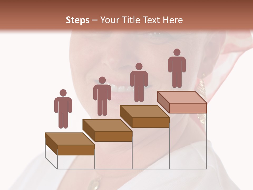 A Cancer Patient Wearing A Scarf To Hide Her Baldness. First In A Sequence Of Gradually Removing The Scarf. PowerPoint Template