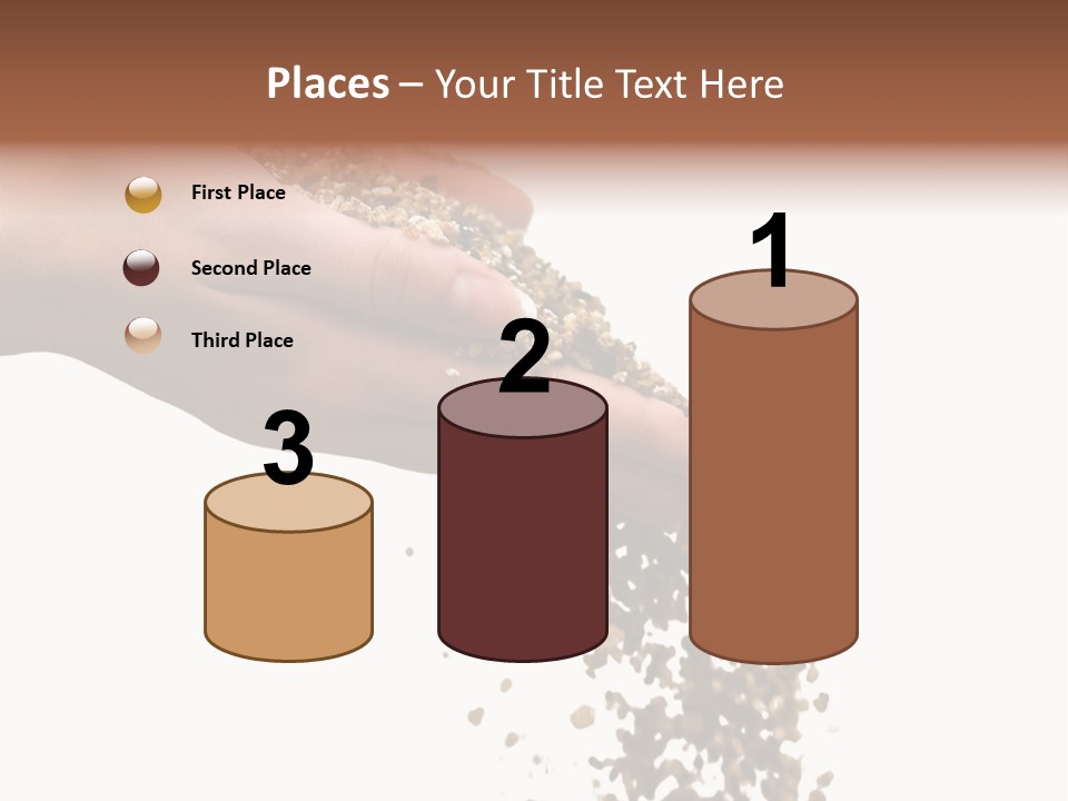 Herbs On White Background Isolated PowerPoint Template