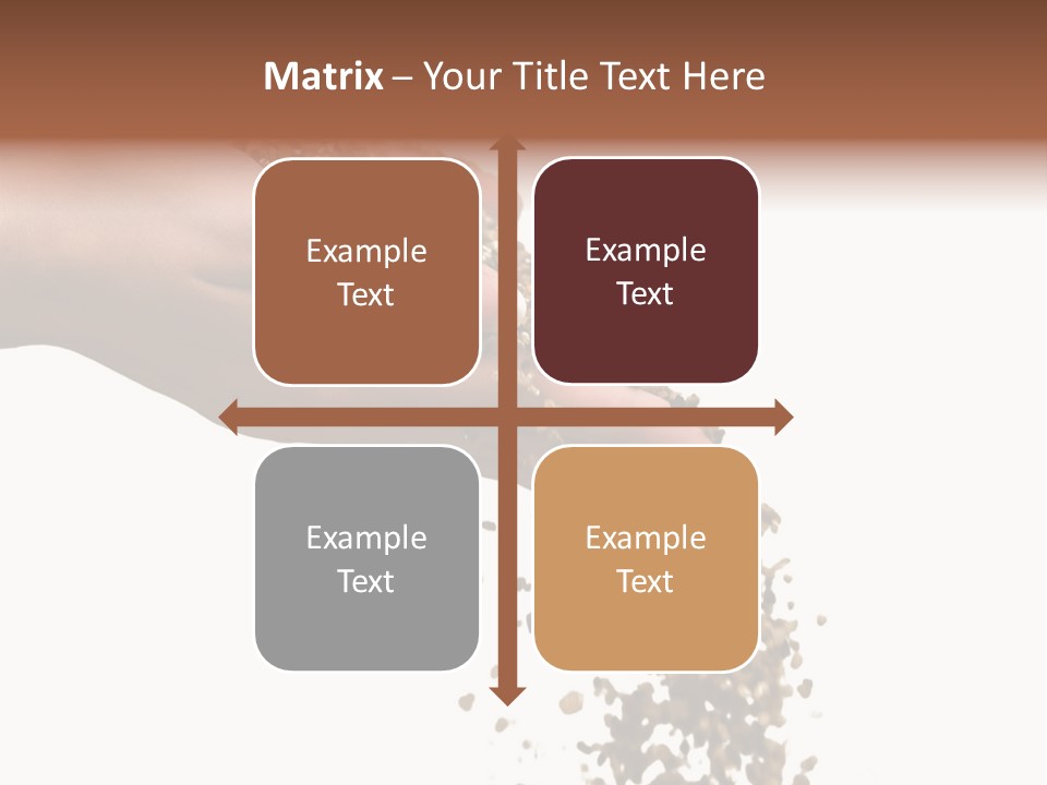 Herbs On White Background Isolated PowerPoint Template