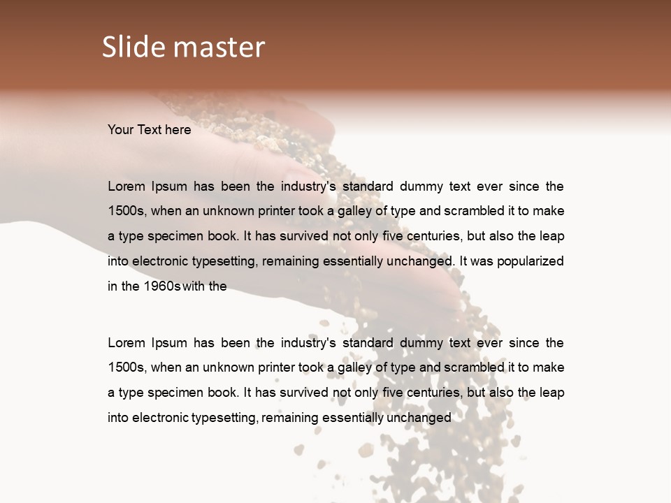 Herbs On White Background Isolated PowerPoint Template