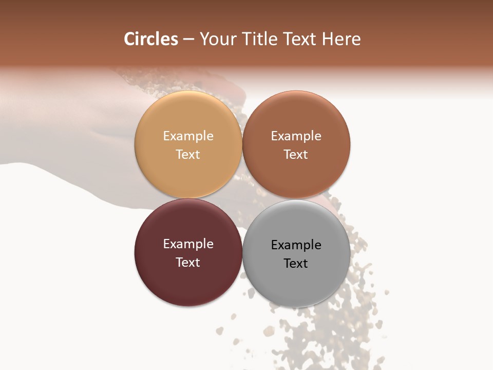 Herbs On White Background Isolated PowerPoint Template