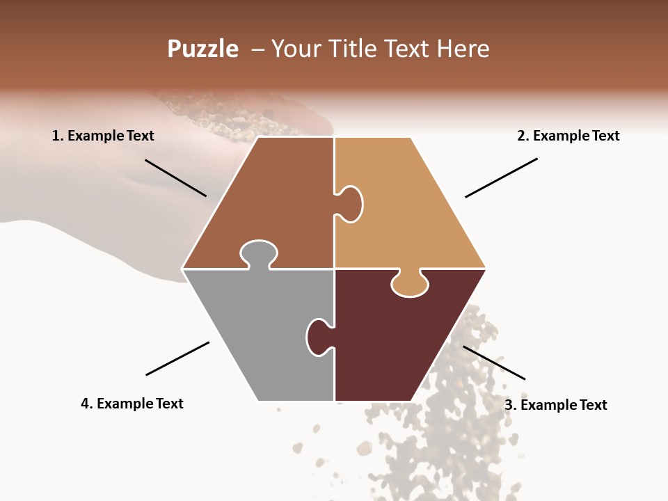 Herbs On White Background Isolated PowerPoint Template