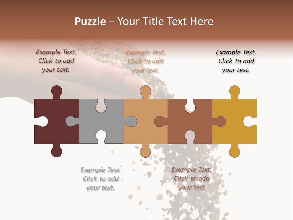 Herbs On White Background Isolated PowerPoint Template