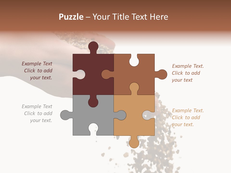 Herbs On White Background Isolated PowerPoint Template