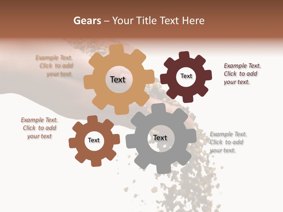 Herbs On White Background Isolated PowerPoint Template