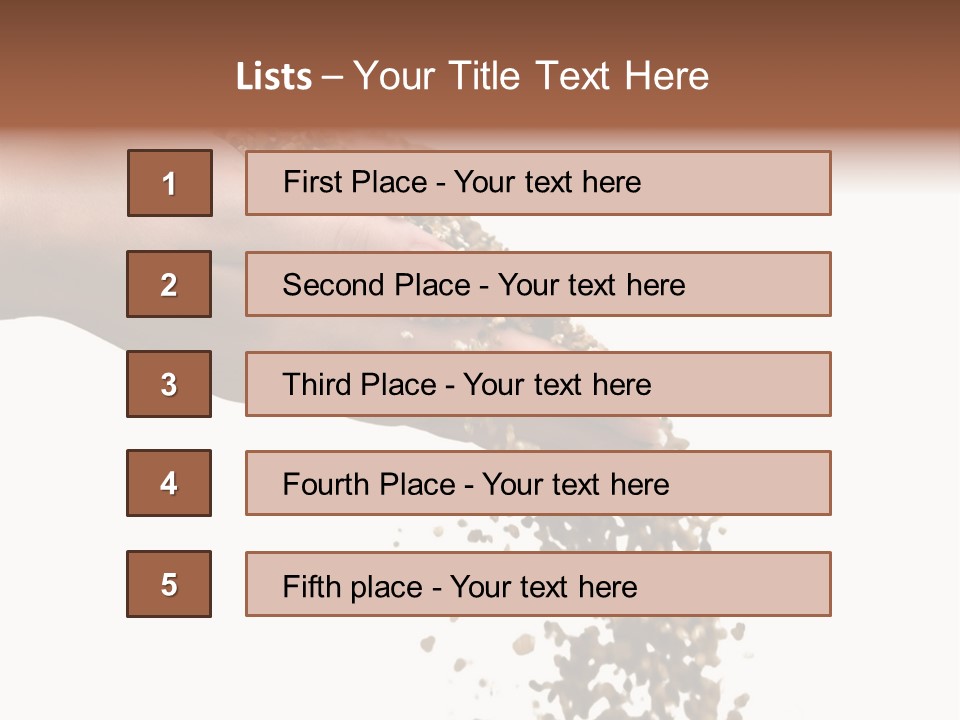 Herbs On White Background Isolated PowerPoint Template