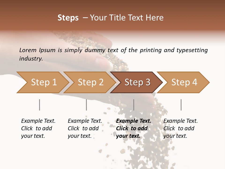 Herbs On White Background Isolated PowerPoint Template