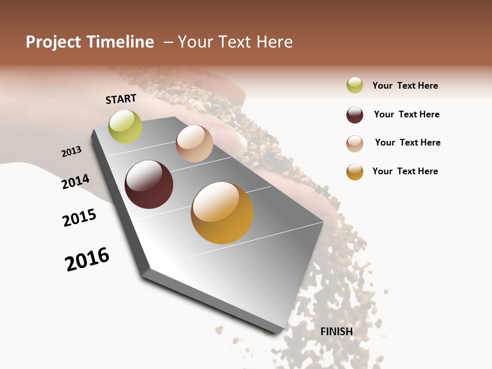 Herbs On White Background Isolated PowerPoint Template