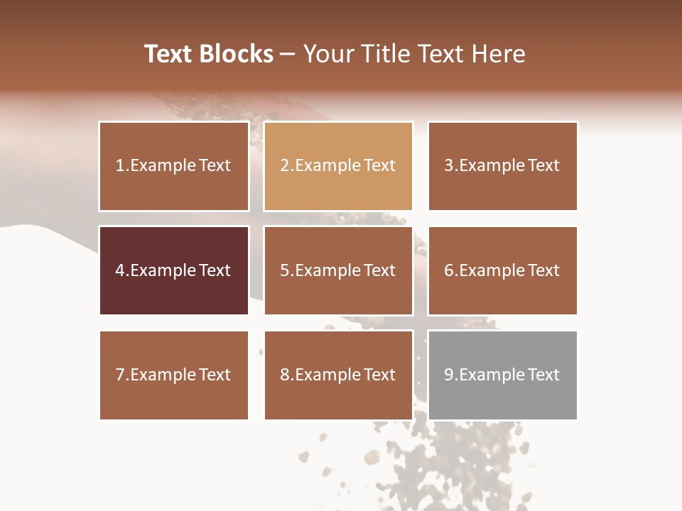 Herbs On White Background Isolated PowerPoint Template