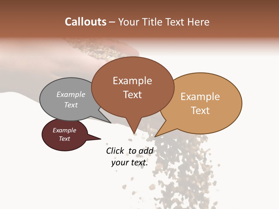 Herbs On White Background Isolated PowerPoint Template