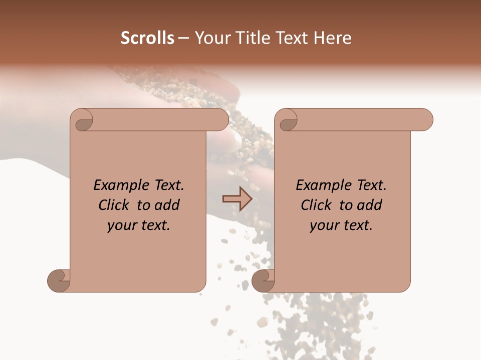 Herbs On White Background Isolated PowerPoint Template