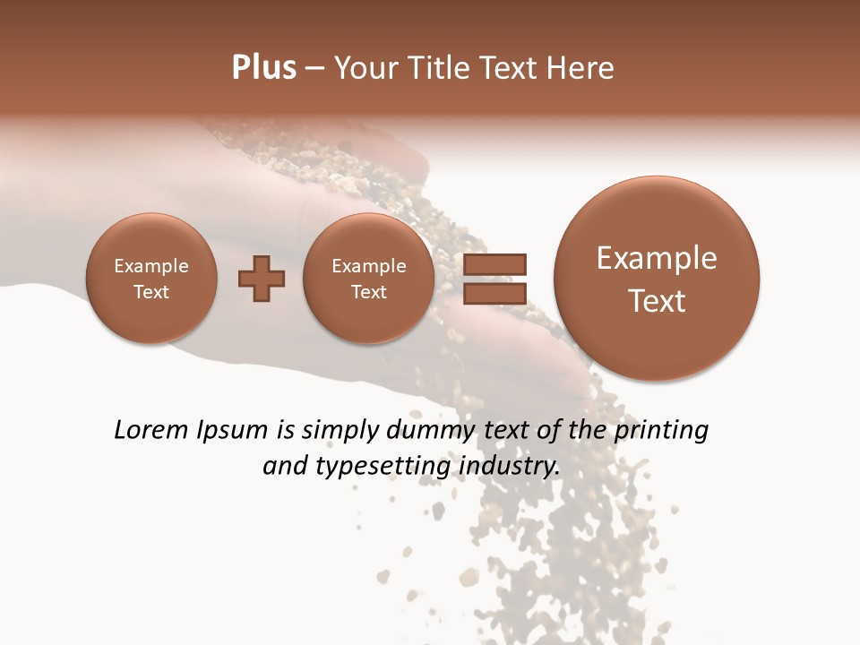 Herbs On White Background Isolated PowerPoint Template