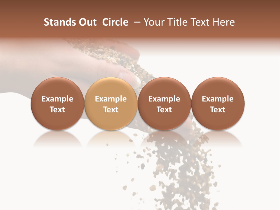 Herbs On White Background Isolated PowerPoint Template