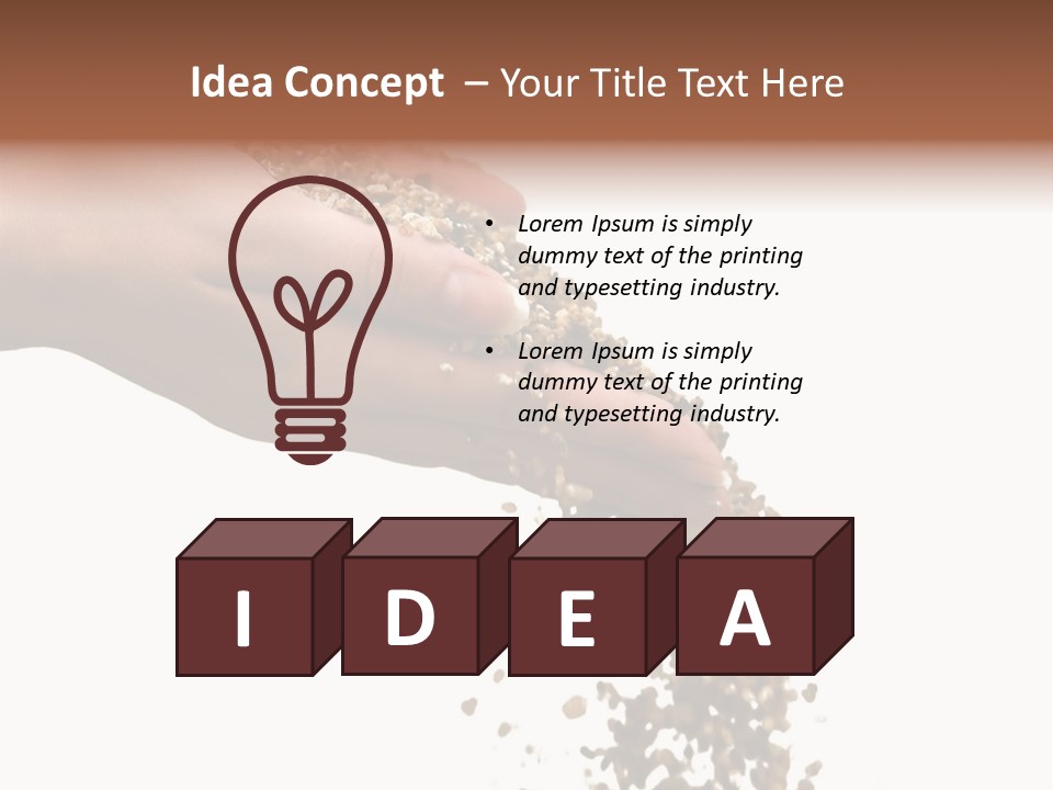 Herbs On White Background Isolated PowerPoint Template