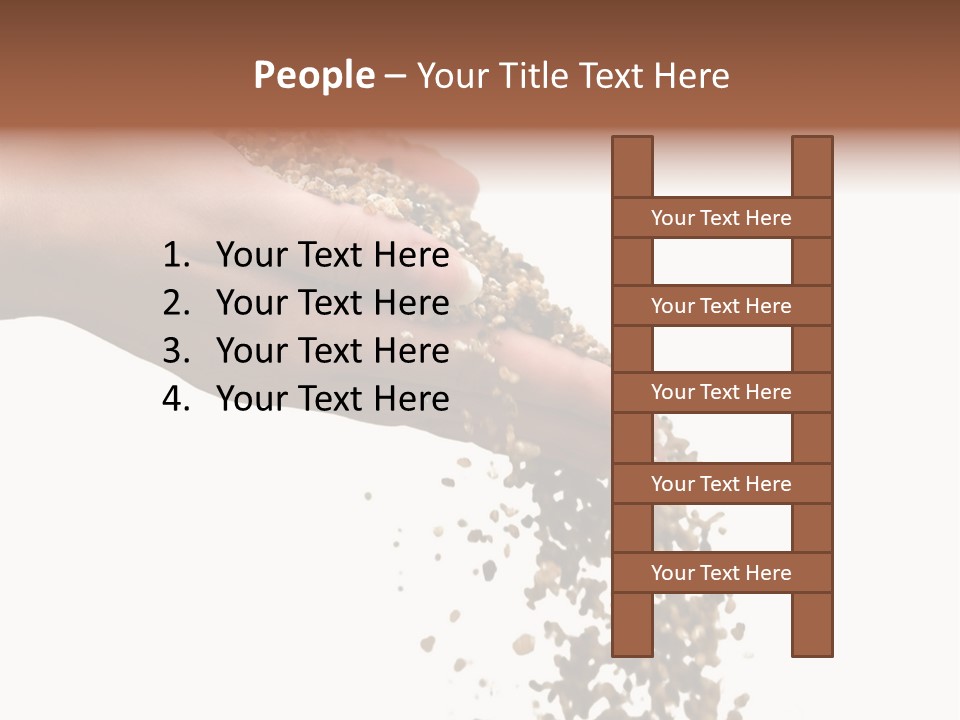 Herbs On White Background Isolated PowerPoint Template