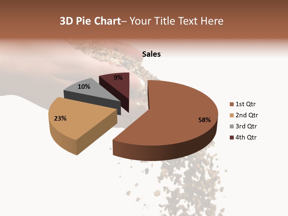 Herbs On White Background Isolated PowerPoint Template