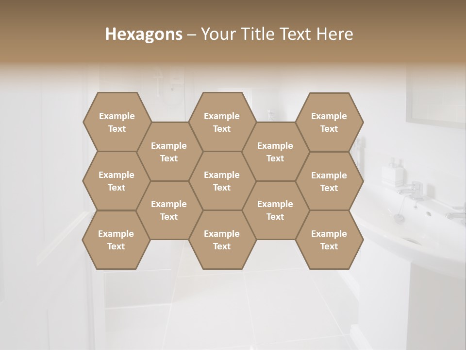 Bathroom Sink Shower Loo Toilet Bath Sink PowerPoint Template