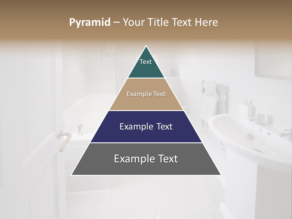 Bathroom Sink Shower Loo Toilet Bath Sink PowerPoint Template