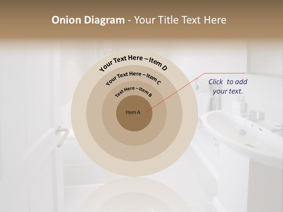 Bathroom Sink Shower Loo Toilet Bath Sink PowerPoint Template