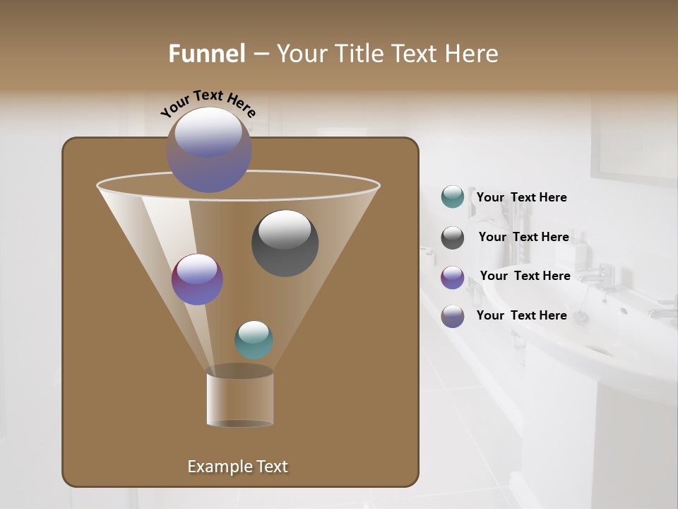 Bathroom Sink Shower Loo Toilet Bath Sink PowerPoint Template