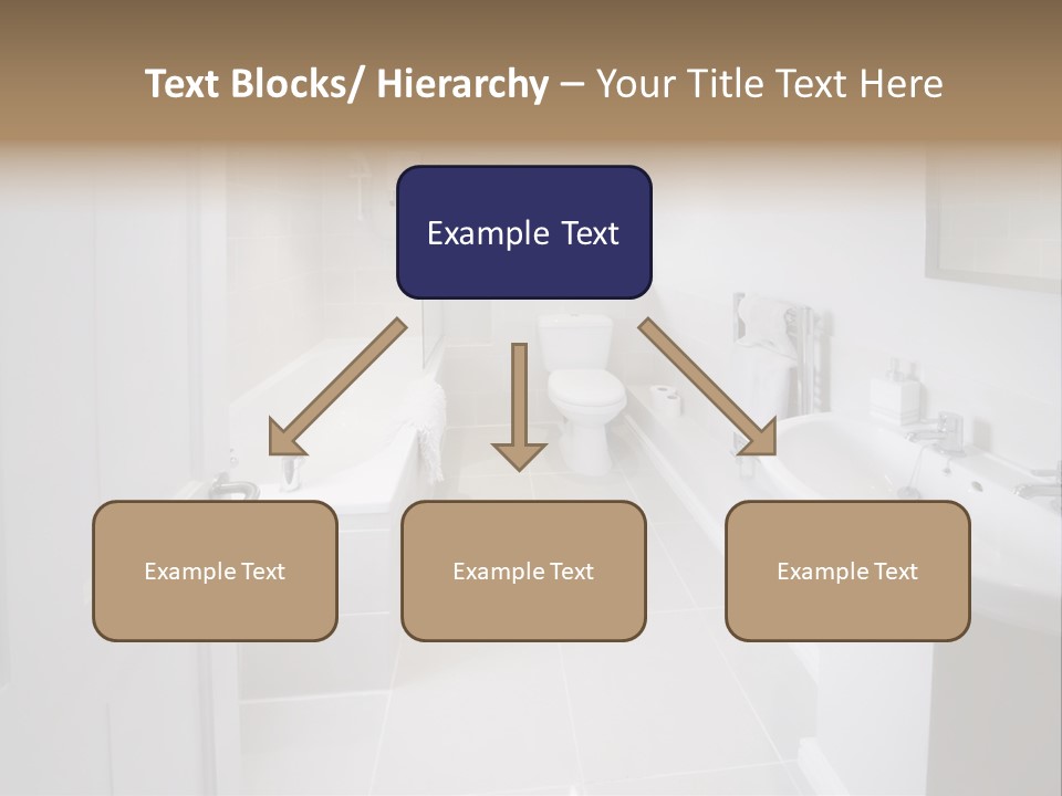 Bathroom Sink Shower Loo Toilet Bath Sink PowerPoint Template