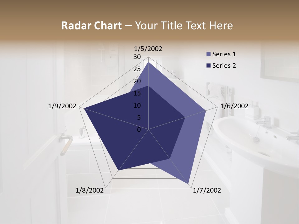 Bathroom Sink Shower Loo Toilet Bath Sink PowerPoint Template