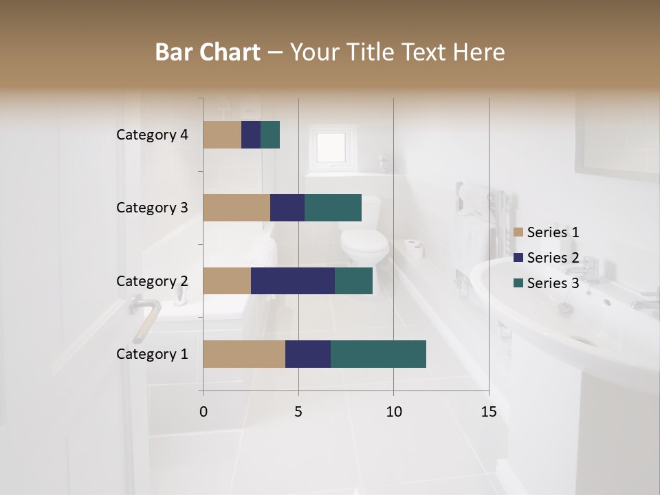 Bathroom Sink Shower Loo Toilet Bath Sink PowerPoint Template