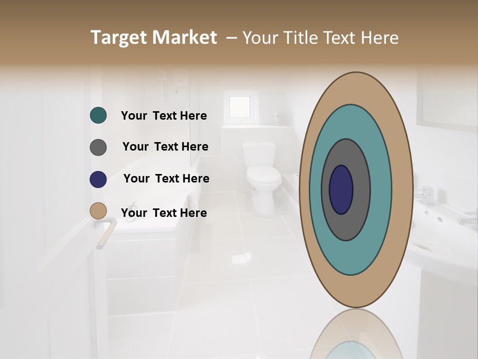 Bathroom Sink Shower Loo Toilet Bath Sink PowerPoint Template