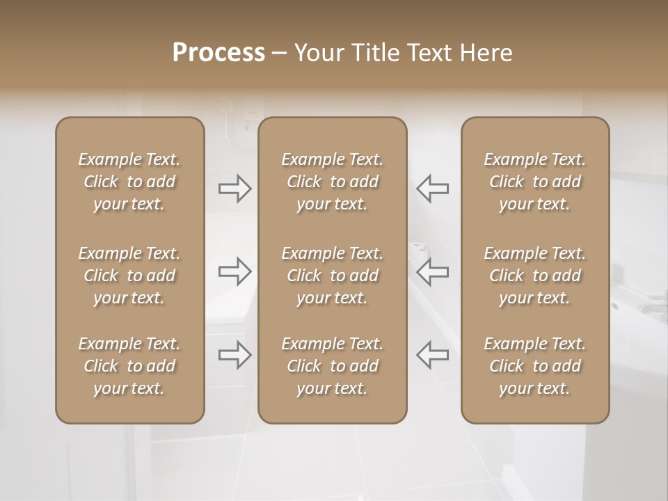 Bathroom Sink Shower Loo Toilet Bath Sink PowerPoint Template