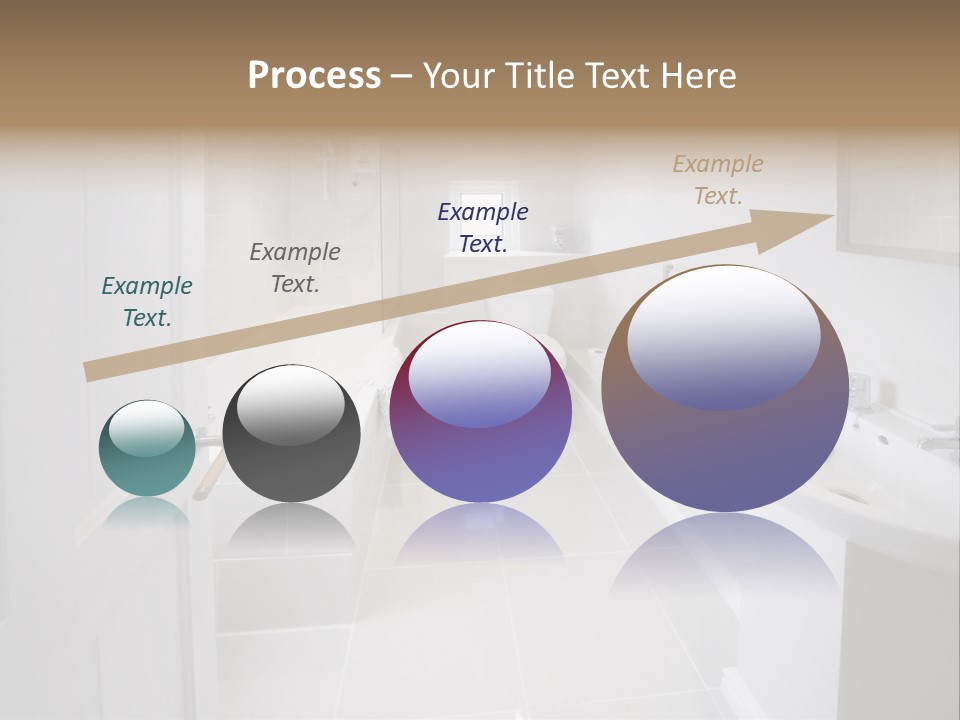 Bathroom Sink Shower Loo Toilet Bath Sink PowerPoint Template