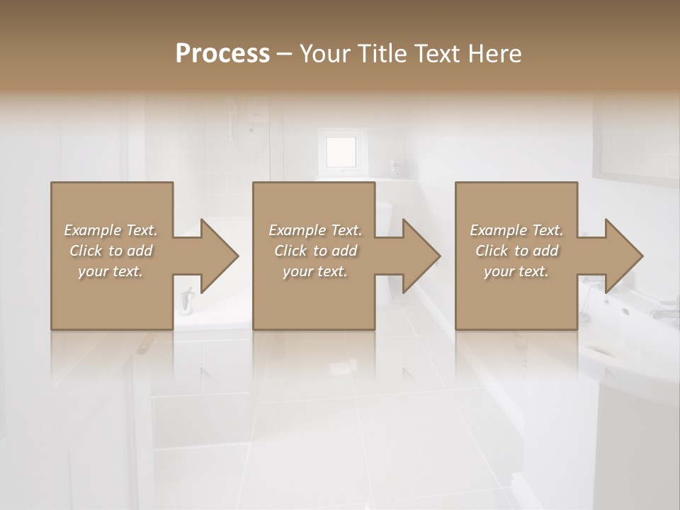 Bathroom Sink Shower Loo Toilet Bath Sink PowerPoint Template