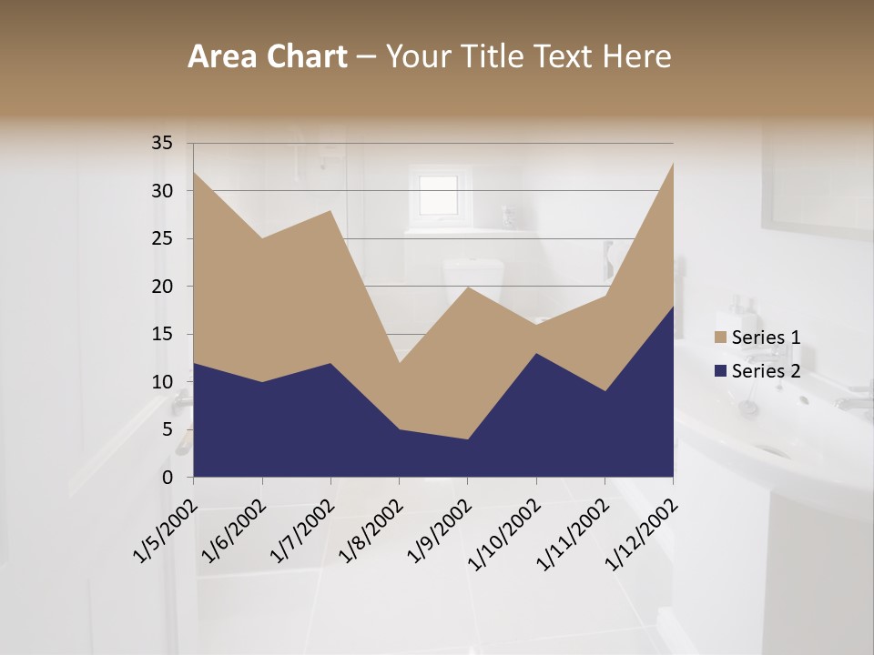 Bathroom Sink Shower Loo Toilet Bath Sink PowerPoint Template