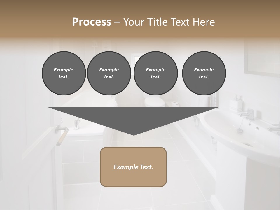 Bathroom Sink Shower Loo Toilet Bath Sink PowerPoint Template